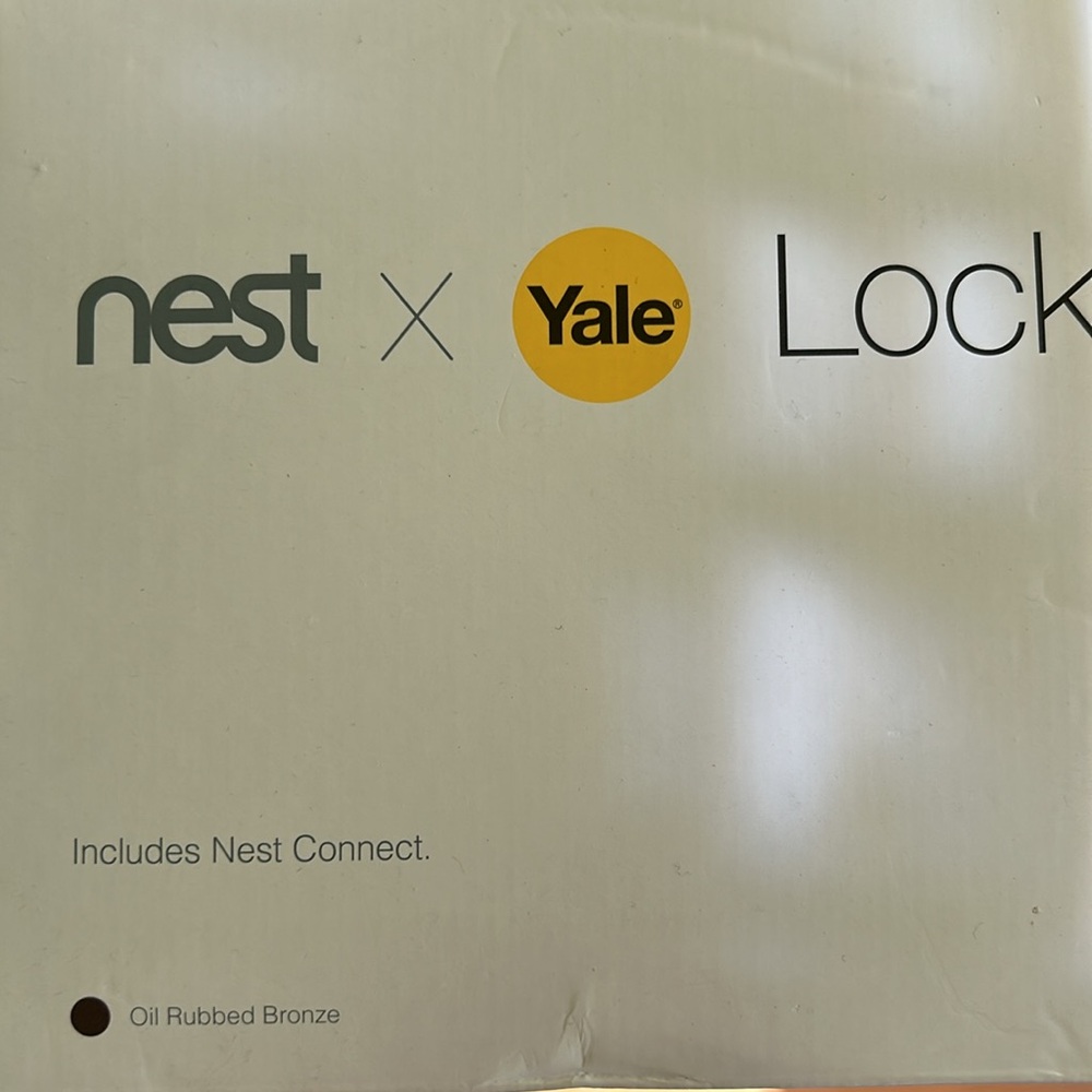 Google nest x Yale home wireless entry door lock
